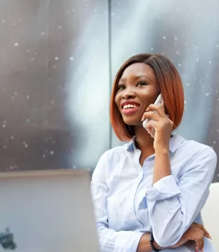 Woman on Phone